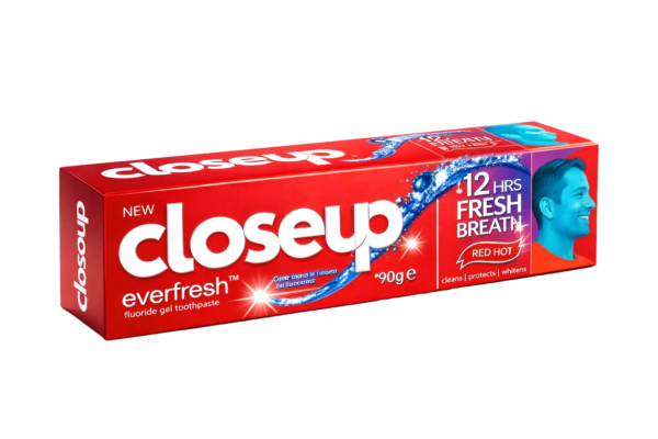closeup everfresh red hot toothpaste – carton (50 × 90g) closeup everfresh red hot toothpaste – carton (50 × 90g)