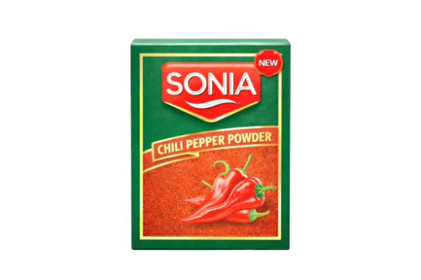sonia hot pepper seasoning powder – carton (120 sachets × 5g)