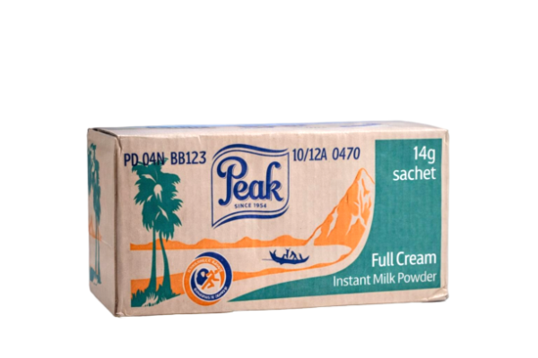 peak powder milk pouch – carton (12 × 350g) peak powder milk pouch – carton (12 × 350g)
