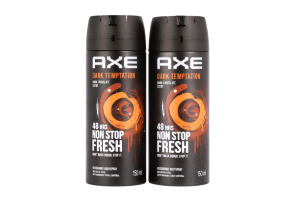 axe dark temptation 48hrs body spray – carton (12 × 250ml cans)