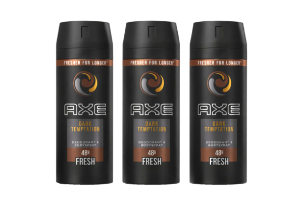 axe dark temptation 48hrs body spray – carton (12 × 250ml cans) axe dark temptation 48hrs body spray – carton (12 × 250ml cans)